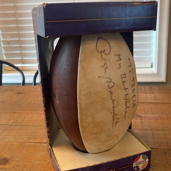 AUTOGRAPHED ROGER STAUBACH BALL! - Picture 5 of 5